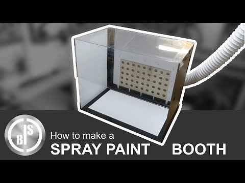 How to make a Collapsible Spray Paint Booth
