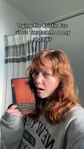 Vibrant Red Hair with Kristin Ess Gloss Treatment