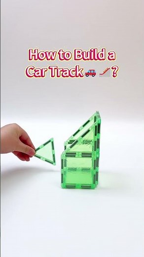 How to Build a Car Track with Magnetic Tiles | YRZtiles DIY