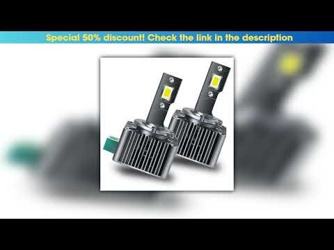Must Buy 2PCS Powerful HID TO LED Headlight Bulbs D1S D2S D3S D4S D5S D8S 6000K Plug and Play Repla