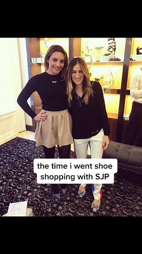 Shoe shopping with SJP #keepingbusy #sjp #sarahjessicaparker #satc #shoes
