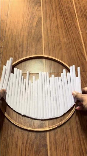 🦋embroidery hoop wall hanging 🫧 #diy #mydiystyle #diyflower