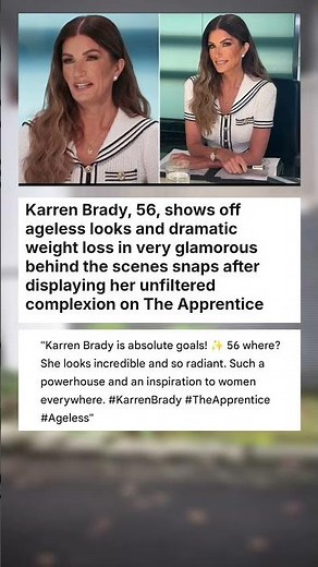 Karren Brady, 56, shows off ageless looks and dramatic weight loss in very glamorous ... #celebrity