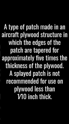 SPLAYED PATCH WOOD STRUCTURE REPAIR
