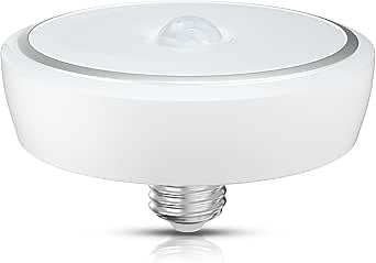 Bonlux Motion Sensor LED Ceiling Light Bulbs E26 Medium Base, 15W PIR UFO Motion Activated Night Light 150W Equivalent Auto On/Off for Hallway Stairs Depot Kitchen Bathroom, Warm White 3000K