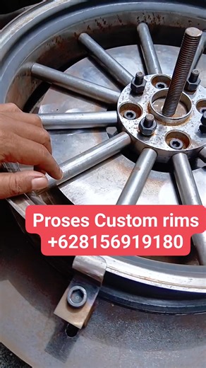 Proses Custom rim Bisa request ukuran #velkcustom #customrim | Ham