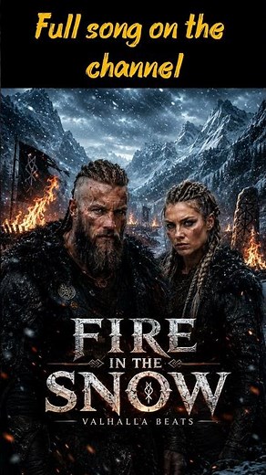 FIRE IN THE SNOW — Two Hearts, One Storm | Epic Viking Pop Rap 🔥❄️ | Valhalla Beats | Duet