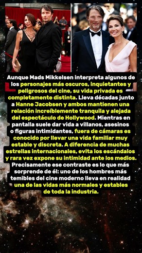 MADS MIKKELSEN SABÍA QUE LO COMPARARÍAN CON UNA LEYENDA