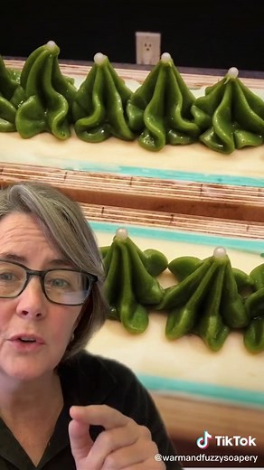 #greenscreen color morphing example #soap #colorchanging #mica #coldprocesssoap