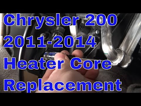 2011-2014 Chrysler 200 heater Core Replacement