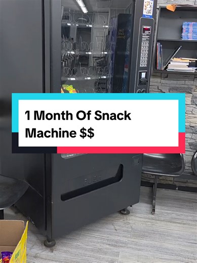 One Month of Profit from Snack Machine Business