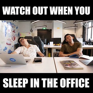 Ever caught a colleague dozing off at work? 😏 Here’s an idea for a fun prank to do the next time you catch them sleeping again! | SGAG