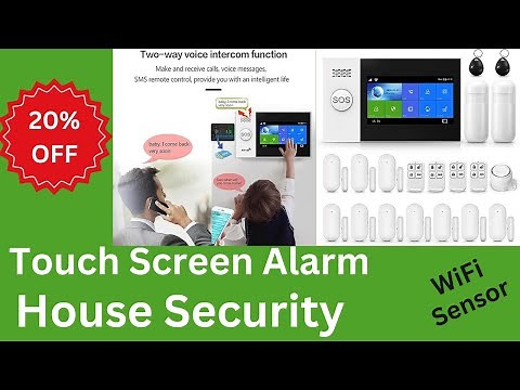 Clouree Touch Screen Alarm System: Elevate Your Home Security || Techwise USA Review ||