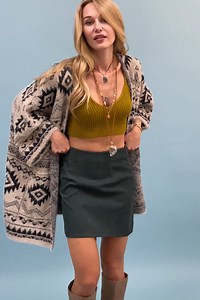 Aztec Knit Cardigan - Stylish and Warm for Winter