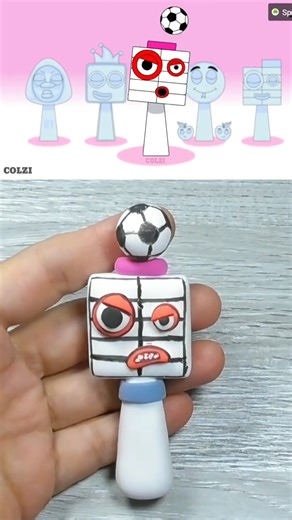 Making Sprunki OC Eleven Phase 2 Numberblocks With Clay #sprunki #clay