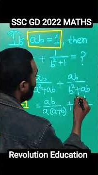 SSC GD MATHEMATICS QUESTION SOLUTION // COMPETITIVE EXAM PREPARATION #maths #mathstricks