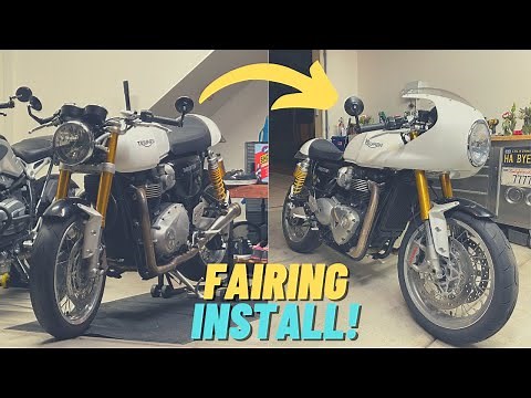 Triumph Thruxton R // How To Install A Full Fairing