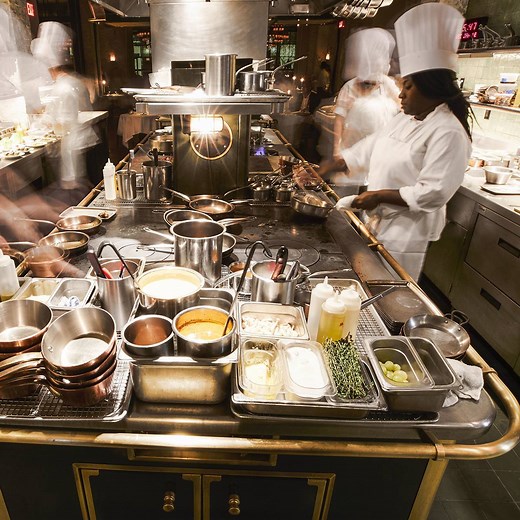 A day in the life of a line cook at one of NYC's fanciest restaurants. Read more: http://bonap.it/kUZsx0C | Bon Appétit Magazine