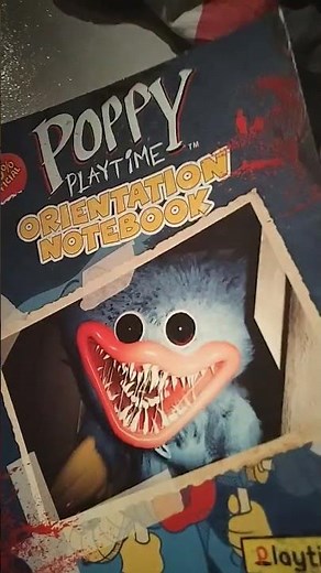 100% Official poppy playtime orientation notebook