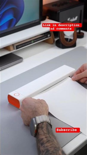 Amazon Finds | Portable A4 Size Printer Review ✨ #shorts #printpaper #pocketprinter