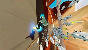 Surf into hands-on reporting from the upcoming Sword of the Sea. Launching August 19 on PS5 as part of PlayStation Plus Game Catalog: play.st/3T7t0XA | PlayStation