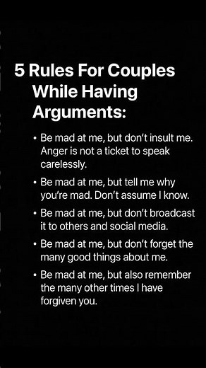 Rules for Couples During Arguments | Relationship Advice to Build Stronger Bonds
