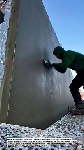 Professional Wall Rendering Technique | Smooth Cement Finish with Amazing Precision