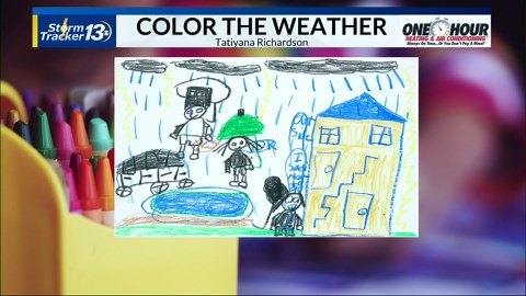 Color the weather: Tatiyana Richardson
