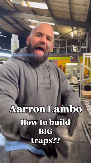 Aarron Lambo | Do it how I tell you to do it!! 🤔 Tilt this dumbbells and “Hang” the weight This is how you get BIG traps.. FXCK the squeezing at the... | Instagram
