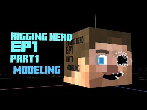 How to make a Minecraft rig in prisma 3d [ep1]part 1 / modeling head