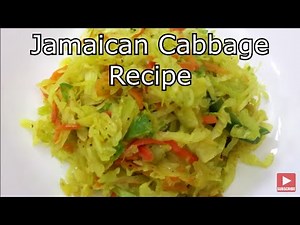 Jamaican Cabbage Recipe | How to Make Jamaican Cabbage | Cabbage Curry