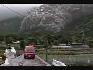 Mount Unzen Japan 1991 Pyroclastic Flow