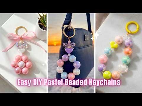Make Cute Beaded Keychains at Home | Profitable Small Business Idea 🎀
