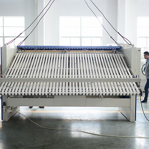 [Hot Item] Commercial Sheet Folding Machine, Linen Folding Machine, Blanket Table Cloth Automatic Laundry Folding Machine