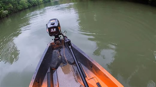 We put a 3.6 HP Hang-Kai on a kayak