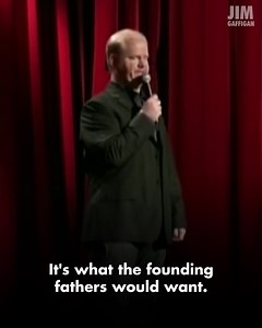 This land was founded on full bellies. Happy #FourthofJuly More on America: https://youtu.be/PvbcU86OZJs | Jim Gaffigan