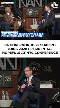 Gov. Josh Shapiro joins several 2028 presidential hopefuls at Al Sharpton's conference in New York