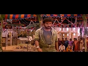 Ravichandran Mass Entry To Help Lovers | Ranadheera Kannada Movie Super Action Scenes