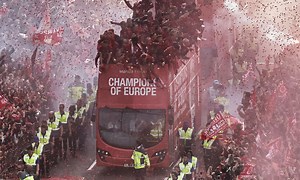 One year on: Highlights and photos from Liverpool's CL trophy parade