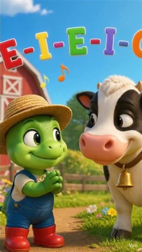 Old MacDonald Had a Farm | Baby Dino Farm Adventure # short video