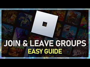 How To Join & Leave Groups on Roblox - Tutorial
