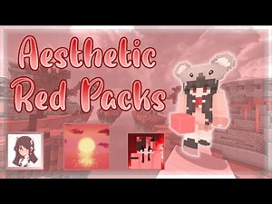 Aesthetic RedTexturepacks | Solo Bedwars Commentary