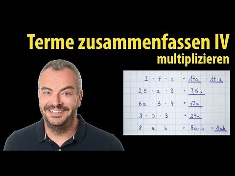 Combining terms - simple multiplication | Lehrerschmidt