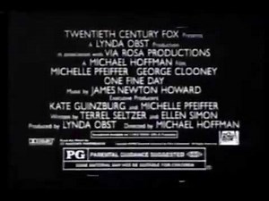 One Fine Day - 1996 Movie Trailer - TV Spot (Michelle Pfeiffer, George Clooney)