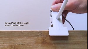 (2021 Upgrade) Clip On Desk Lamp-3 Color 11 Brightness,64 LED 10W Book Reading Light with USB Plug,Stepless Dimmer/Auto Off,Clamp Desk Lights for Bedside Computer Home Office (White) - Amazon.com
