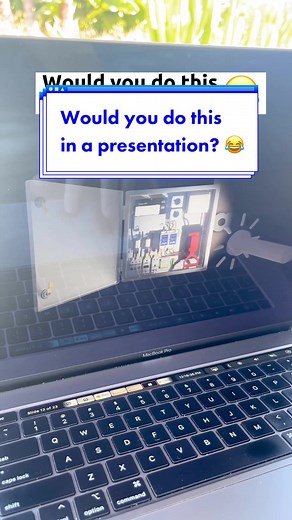 Would you do this in a real presentation? It’s ridiculous, I know 😆 I’m tired of boring powerpoints. So I made powerpoint practical jokes like this to help people make better presentations. To make them more fun and engaging. You can find the whole pack in my Stan Store Here’s another one: @mark.sommerville #powerpointpresentation #powerpointparty #presentationtips #presentationskills #stanfam #slidetemplate #powerpointtemplate