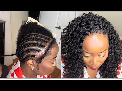 #581. Reusable Human Crochet Hair Install | Perfect Protective Style | Ywigs