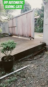 DIY Automatic Sliding Gate#Shorts
