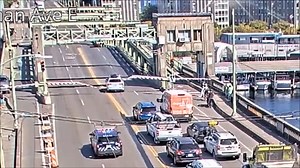 3.1M views · 685 reactions | Video shows a suspect in a stolen car jumping a closing drawbridge in a desperate attempt to escape from law enforcement. "It's not the movies." | LOCAL 12, WKRC-TV | Facebook