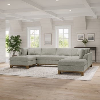 Thomasville Tavish Fabric Sectional with Storage